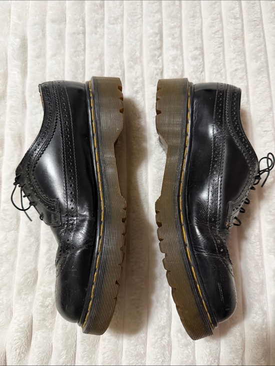 Dr. Martens Black Leather Wingtip Brogue Lace-Up Oxfords | Size 9 Men main image 12